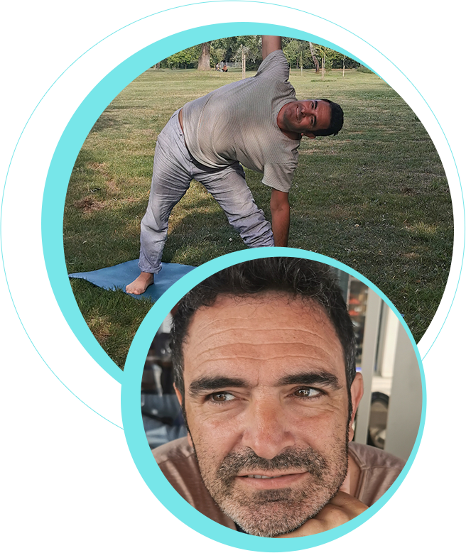 Sylvain, prof de yoga